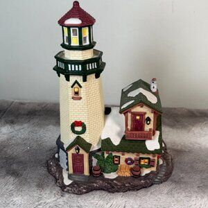 Victorian Village Collectibles Oyster Island Lighthouse 2000 Edition